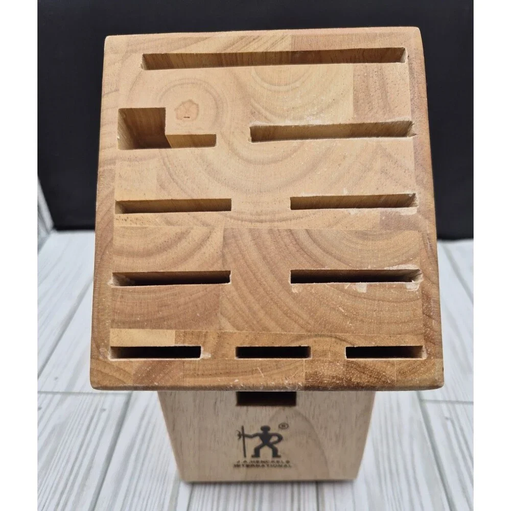 Zwilling JA Henckels 10-Slot Hardwood Knife Block Cutlery Storage 35100-112